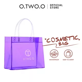 O.TWO.O Purple transparent PVC handbag Cosmetic bag