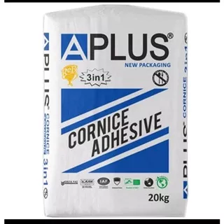 compound Gypsum APlus cornice Adhesive 1kg kompon Aplus kompon plafon compon Gypsum per 1 kg