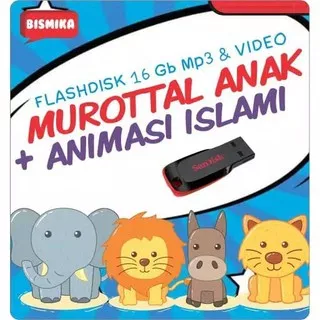 Flashdisk Islami - Murottal & Animasi Islami - Flashdisk Video Edukasi Anak Muslim 16GB