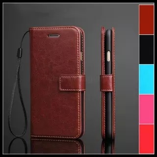 Flip Leather Case Sony Xperia XZ1 Compact XZ2 Premium XZ3 XA1 XA2 Ultra Flipcase Wallet Dompet Plus Cover