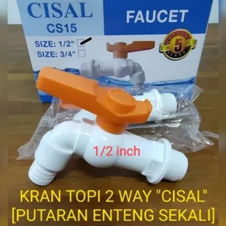 Kran Air PVC Tebal Kran Plastik 1/2 inch