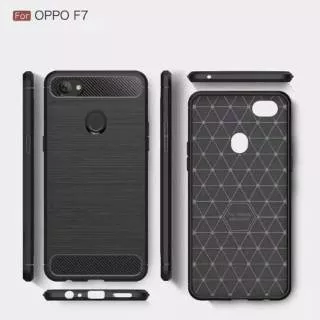 Softcase Oppo F7 - Case Ipaky Carbon Oppo F7 / F7 Pro - SC