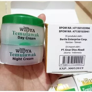 Krim Temulawak Widya Paket Cream Siang Malam Asli BPOM 100% ORIGINAL