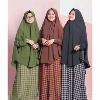 Gamis zippy Square Hijab Alila