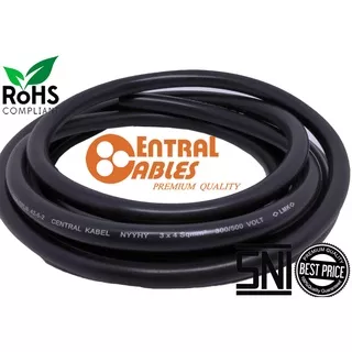 SNI CENTRAL KABEL NYYHY 3x4 Sqmm Meteran ZR-RVV 3x4 mm NYYHY 3x4mm 450/750V