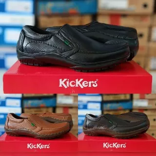 LARIS Sepatu Kickers 275 Pria Pantofel Dinas Kantor Kulit Formal Slip on kulit asli original pria