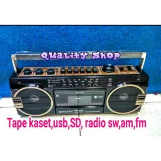 Mini Compo Jadul Sonatec PR 259 Kaset Pita Usb Sd Radio Fm/Am/Sw