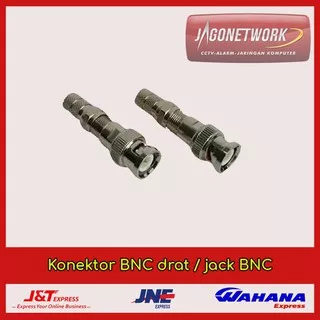 konektor BNC drat / jack BNC / jek BNC connector untuk CCTV