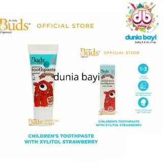 Buds Toothpaste xylitol strawberry 50ml