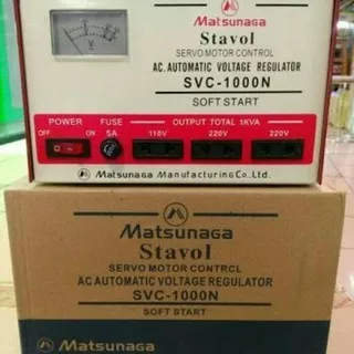 Stabilizer Matsunaga 1000watt 1000 Watt 1000w Stavol SVC-1000N