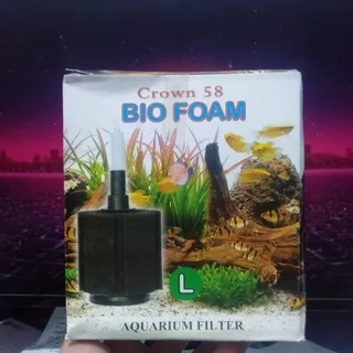 Bio Foam filter Crown 58 size L large ukuran besar aquarium aquascape murah