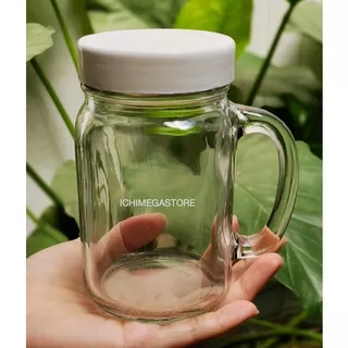 ICHIMEGASTORE KIG 450 TUTUP Drink Jar Harvest Time Mug Cafe Toples Souvenir Gelas / Gelas Mug Tutup