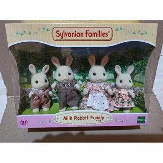Sylvanian Families Milk Rabbit Family