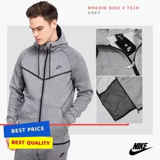 HOODIE NIKE TECH GREY GRADE ORIGINAL / JAKET NIKE / HOODIE NIKE bisa untuk pria dan wanita