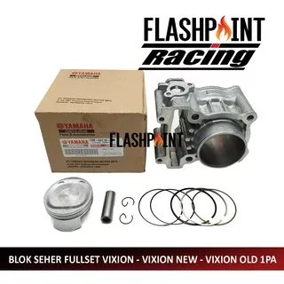 (BISA COD) BLOK SEHER BORING VIXION - VIXION NEW BARU - VIXION LAMA OLD KODE 1PA FULLSET PISTON KIT