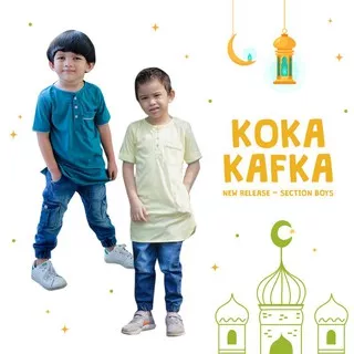 BONITO BAJU KOKO KAOS KAFKA ANAK LAKI-LAKI UMUR 1-8 TAHUN JUMP.INC