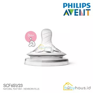 SCF651/23 PHILIPS AVENT TEAT NATURAL 2.0 NEWBORN 0M+ 2PK