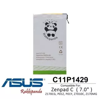 Baterai Rakkipanda Asus Zenpad C 7.0 Z170CG P01Z C11P1429 Double IC Protection Bergaransi