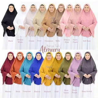 BERGO TALI ALMEERA HIJAB HAYURI ORIGINAL 100%