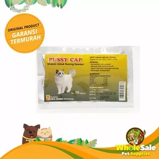 PUSSY Cap - Vitamin untuk Kucing Dewasa