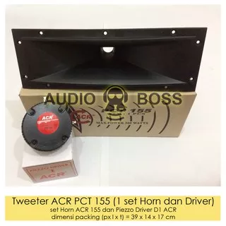 Tweeter ACR PCT-155 1 Set Horn Dan Driver - Corong Horn Driver Piezzo ACR PCT-155