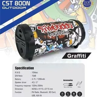 Speaker Portable Bluetooth Simbadda CST 800N