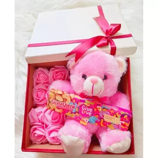 KADO BUNGA COKLAT BONEKA PARCEL VALENTINE KADO VALENTINE PARSEL VELENTINE BOX KADO