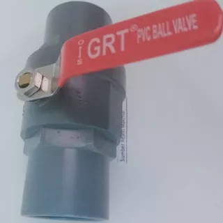 Ball valve 1 gagang besi stop kran 1 inch