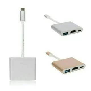 USB TYPE C 3.1 to hdmi multi port 3.0 charger new macbook pro 12 13 15 original converter