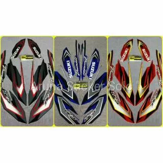 Aruna Sticker (BISA COD) - Striping Motor Standar Suzuki Thunder 125 2009-2010