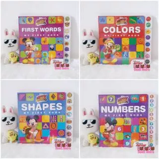 Buku Edukasi Anak Bayi Baby Kids Board Book Books - Disney Mickey Mouse My First Book - ada 4 judul