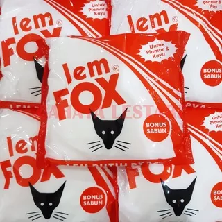 Lem FOX Putih / Lem PVAc / Lem Kayu Kertas / Lem Plamir 1 Kg (800 Gr)