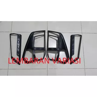 Garnish Lampu Belakang Tail Lamp Garnis Carbon Calya/sigra 2016 JSL