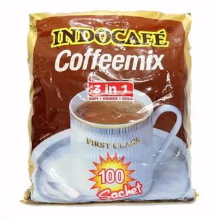 KOPI INDOCAFE 100`S COFFEE MIX MAJU BERSAMA
