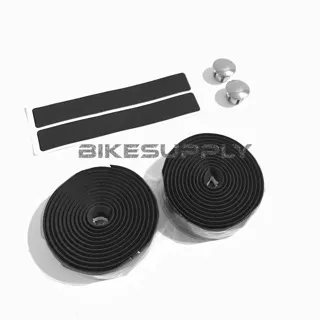 Bar Tape / Hand Grip Wrap / Handlebar Wrap / Bungkus Stang Sepeda Warna Hitam Black