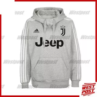 JAKET HOODIE JUMPER ADIDAS JUVENTUS WARNA PUTIH / ABU ABU MUDA BIG SIZE MURAH TERBARU