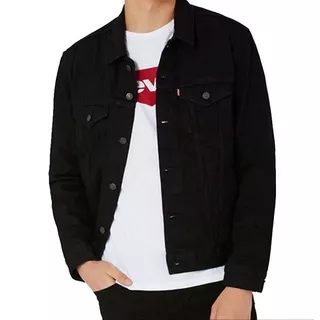 JAKET JEANS HiTAM PRiA