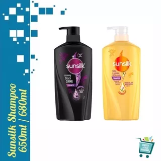 Sunsilk Shampoo / Shampoo Sunsilk Soft and Smooth 650ml / 680ml / Black and Shine 650ml / 680ml