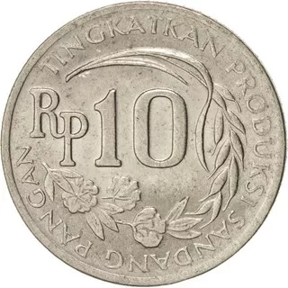 Koin 10 rupiah / Koin Kuno / Tambahan Koin 10 rupiah Untuk Mahar / Koin Mahar