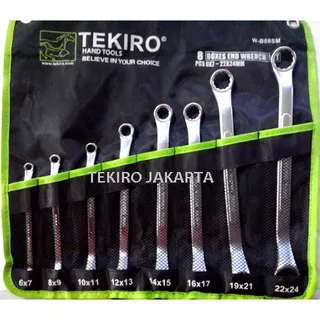 Tekiro Kunci Ring Set 8 pcs 6 - 24 mm Box End Wrench