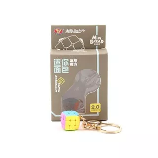 Keychain Rubik 3x3 Mini 2 cm Yongjun - Gantungan Kunci Rubik 3x3 20 mm