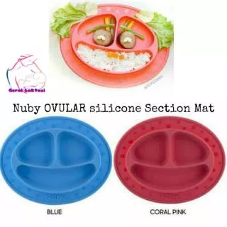NUBY OVULAR SECTION FEEDING MAT / NUBY SECTION PLATE / PIRING SEKAT
