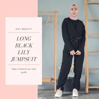 Long lily jumpsuit black