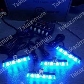 Lampu Strobo Grill LED 4x4 Federal Mobil Mazda 2 3 6 Biante CX 3 5 7 9