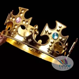 Mahkota Pesta Raja / Ratu, Crown Party King / Queen (Gold, Silver)