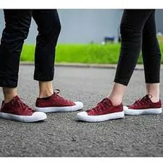 DISKON>>Sepatu Converse_Allstar Chuck Taylor 2/All Star Ct 2 Premium/Allstar Jackpurcel -CT MAROON