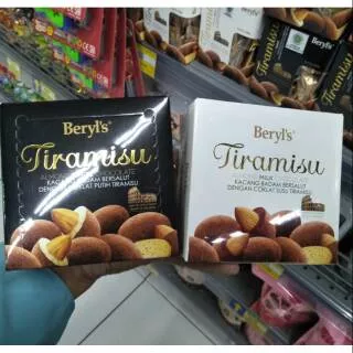 Coklat BERYLS Tiramisu Almond Box 65gr