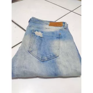Celana Jeans Second ZARA MAN size 30 Second branded original cowok pl murah Thrifting