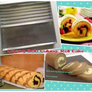 Loyang bolu gulung / roll cake / zig zag / semi zig zag