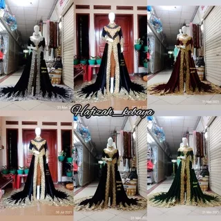 GAUN PENGANTIN BLUDRU | GAUN BLUDRU SILVER GOLD | GAUN BLUDRU HITAM GOLD | GAUN BLUDRU HIJAU BOTOL